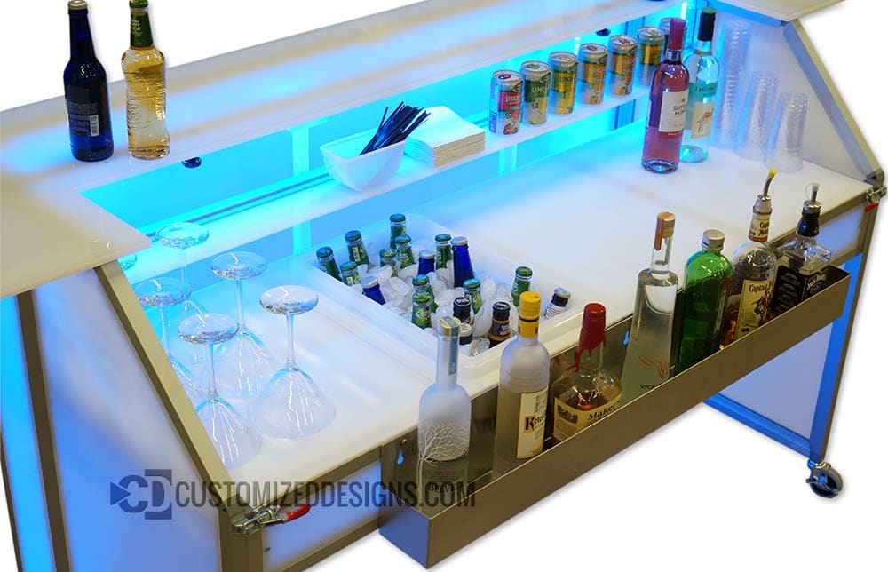 portable bar table for sale